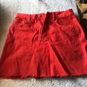 Denim skirt
